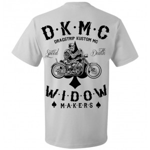 Dragstrip Clothing Widow Makers MC White T`shirt